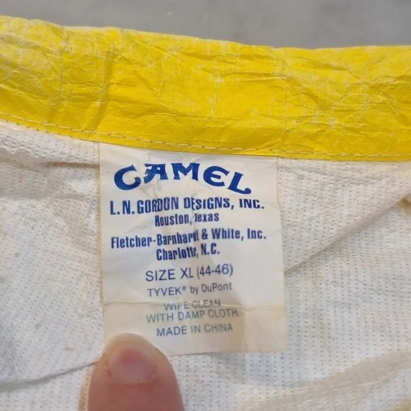 Vintage 1992 Camel Promo Windbreaker‎ Jacket Paper thin XL AS IS - Picture 6 of 11
